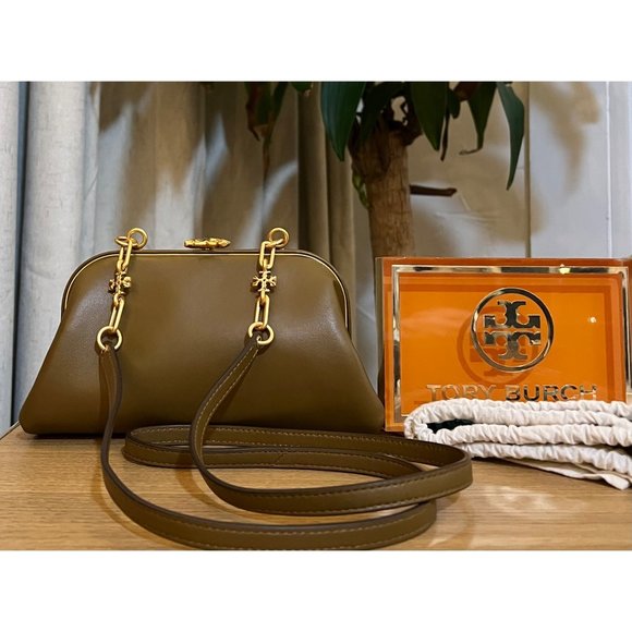 Tory Burch Handbags - ♦️♦️  TORY BURCH AUTHENTIC BROWN SUGAR CLEO HANDBAG ♦️♦️